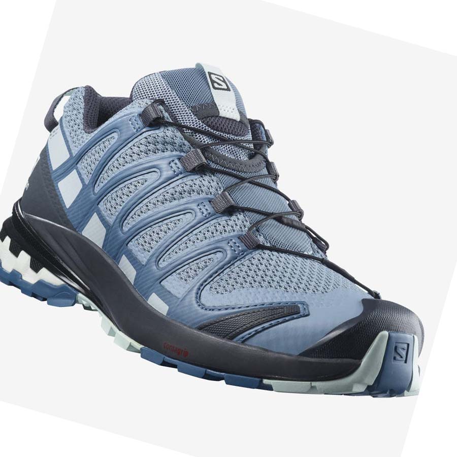 Salomon WoXA PRO 3D v8 Túracipő Női Kék | HU 2791GSO